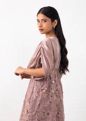 Cutwork Gather Dress