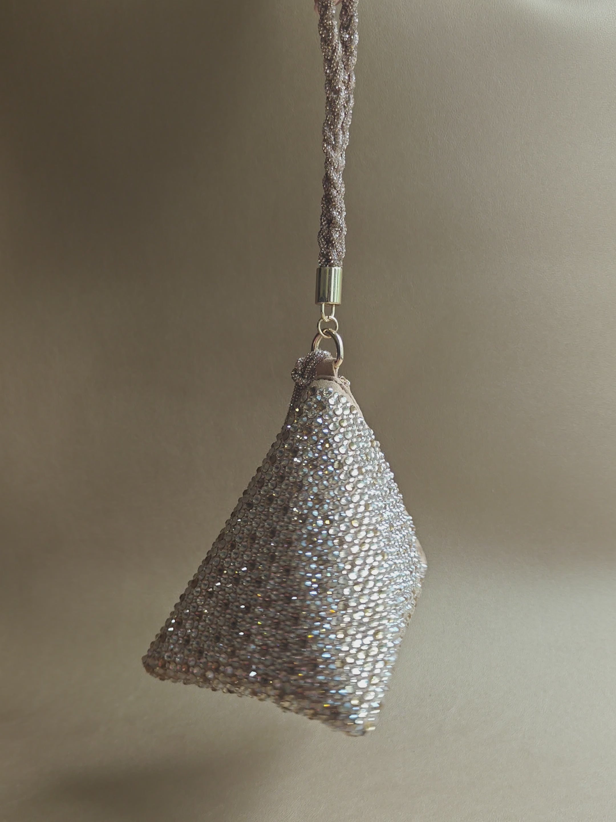 Gold Delhi Wristlet