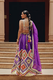 Purple Jash E Lehenga Set