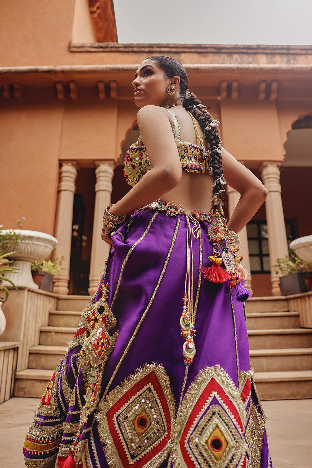 Purple Jash E Lehenga Set