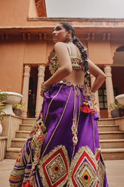 Purple Jash E Lehenga Set