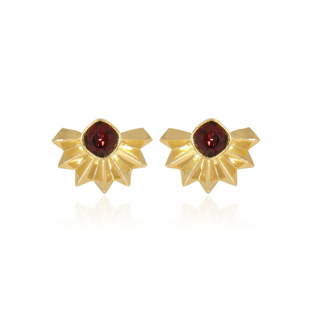 Peacock Stud Earrings