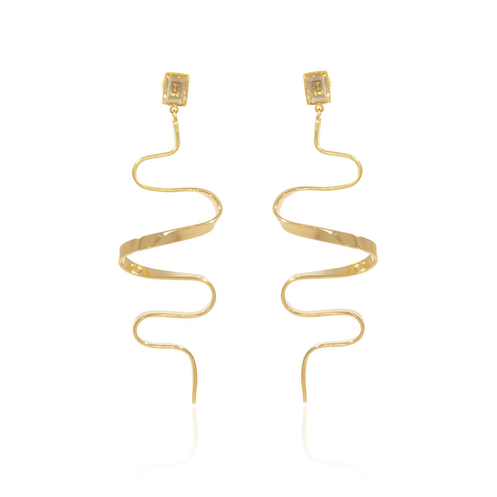 Srishti Dixit in Serpeant Earrings