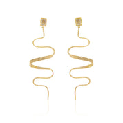 Srishti Dixit in Serpeant Earrings