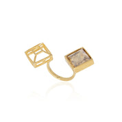Geo Diamond Ring