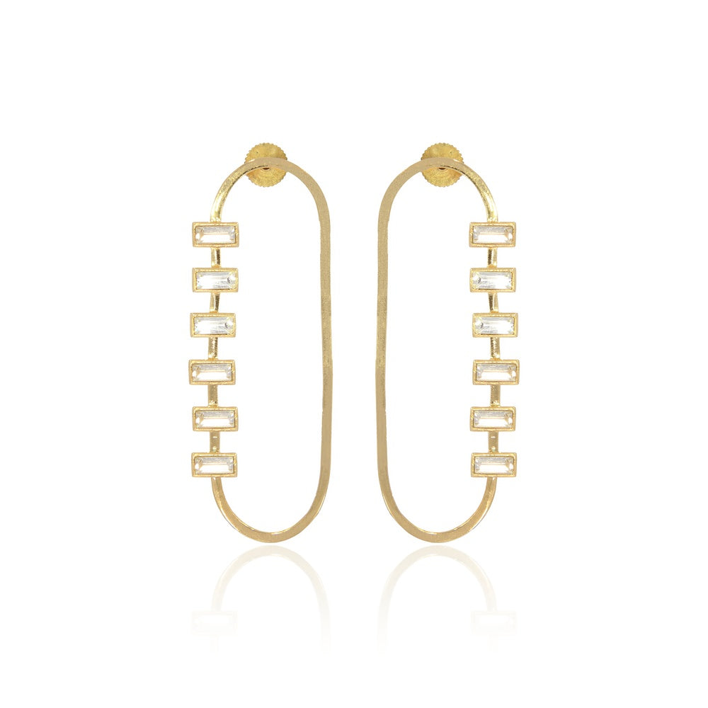 One Way Long Earrings
