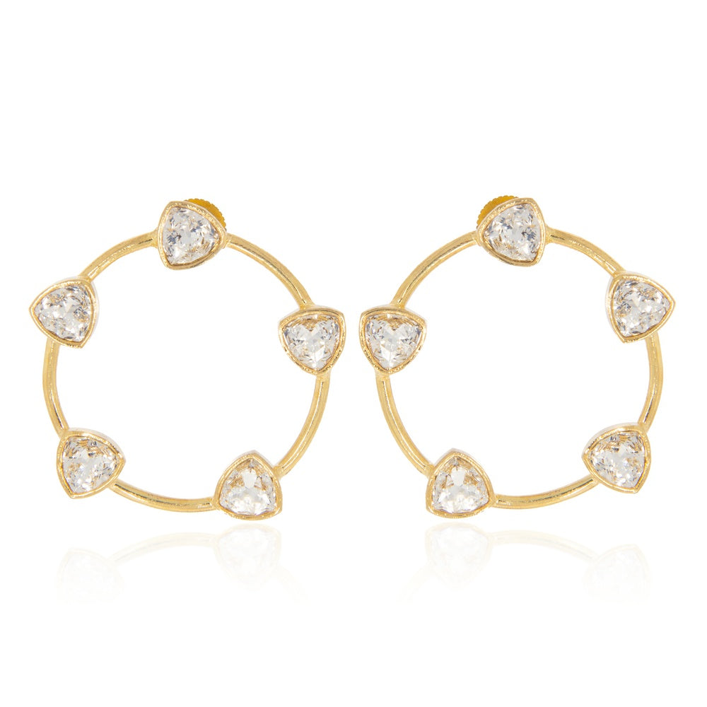 Pyramid Stud Earrings