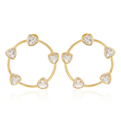 Pyramid Stud Earrings