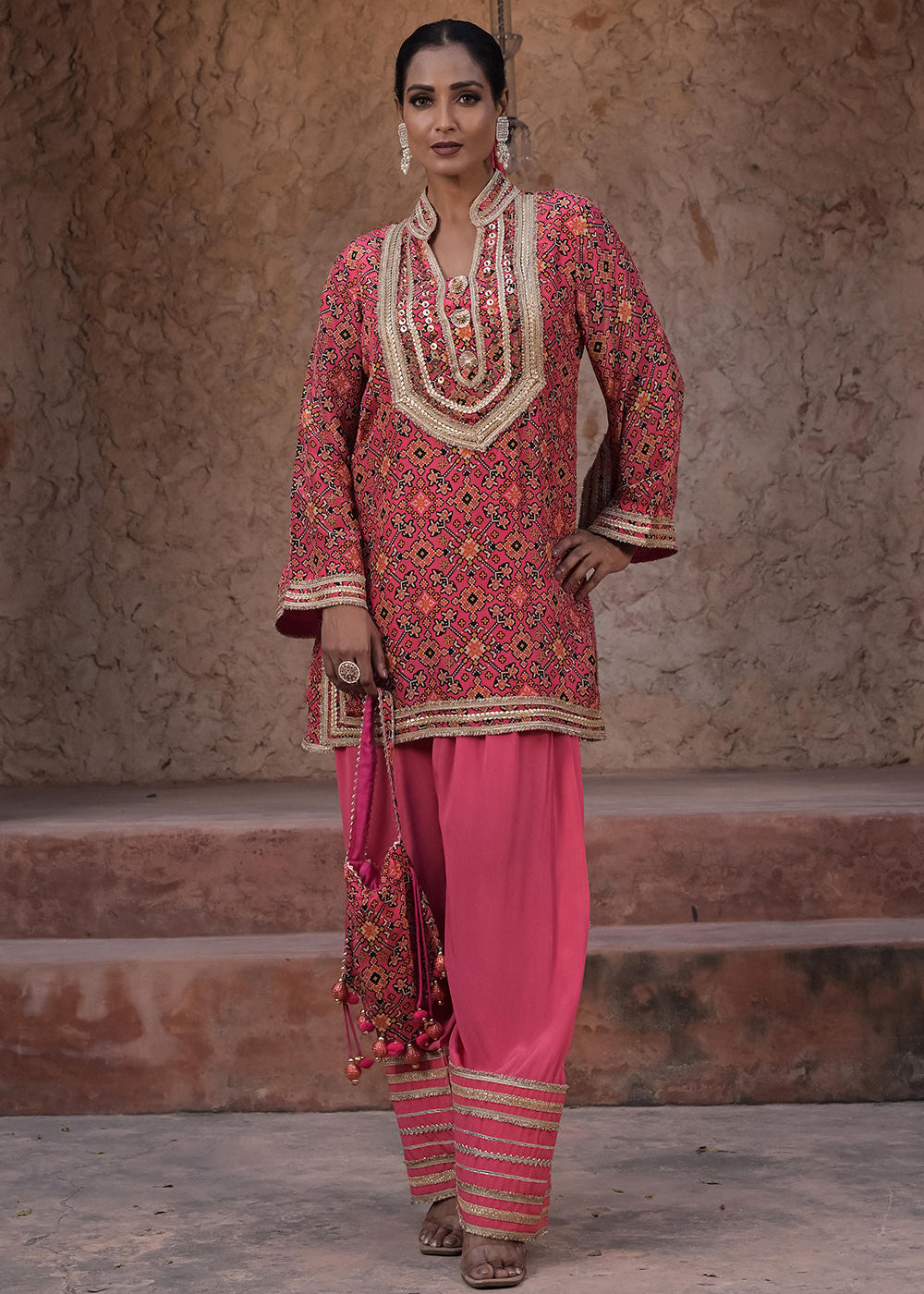 rani-pink-crepe-kurti-salwar-set-contemporary-festive-fashion-1.jpg