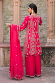 Rani Pink Kurta Palazzo Set