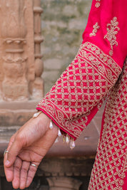 Rani Pink Kurta Palazzo Set