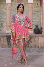 Rani Pink Suit Set With Tulip Pants