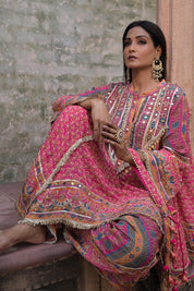 Rani Pink Suit Set With Tulip Pants