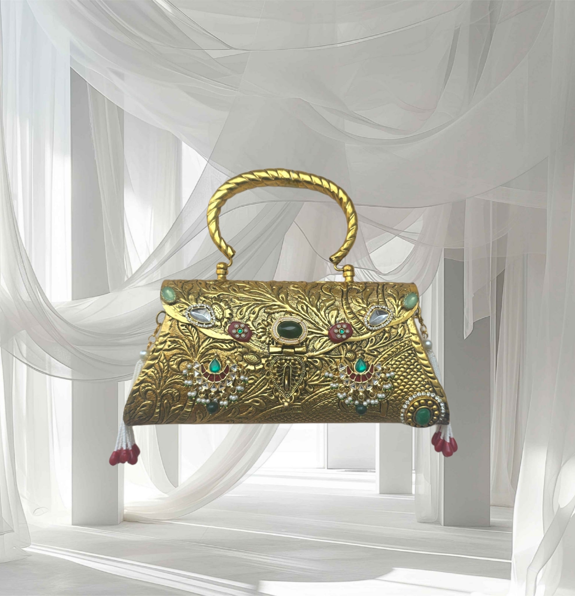 Farah Bag In Antique Gold