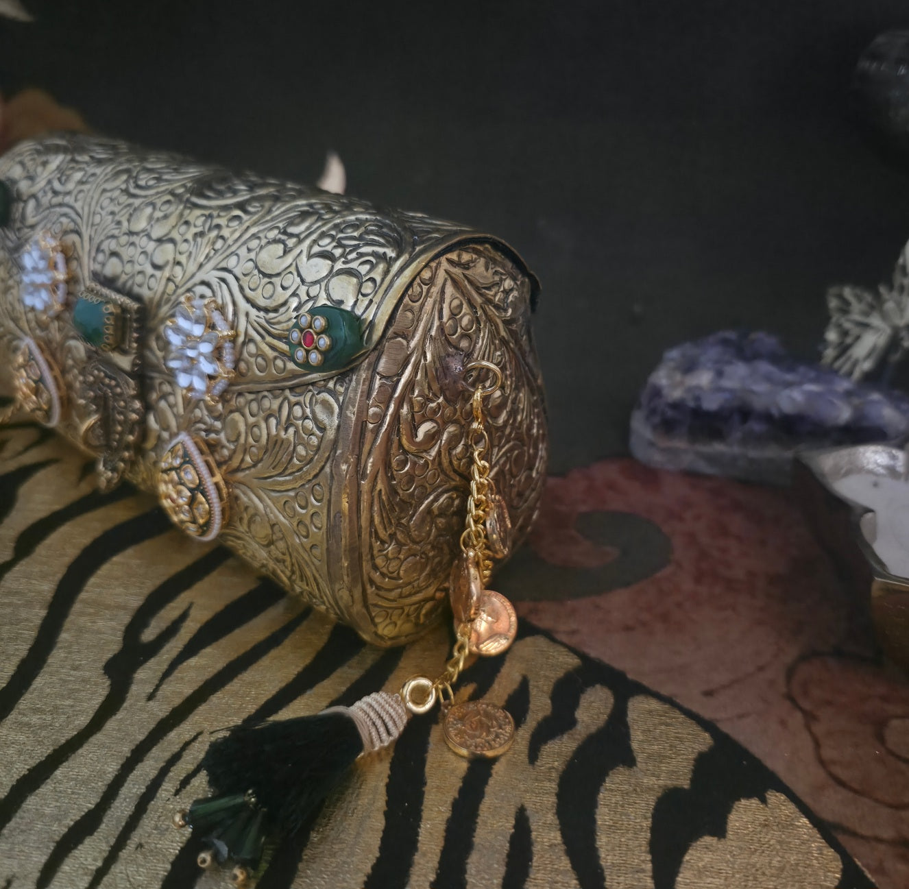 Arwa Bag In Antique Gold