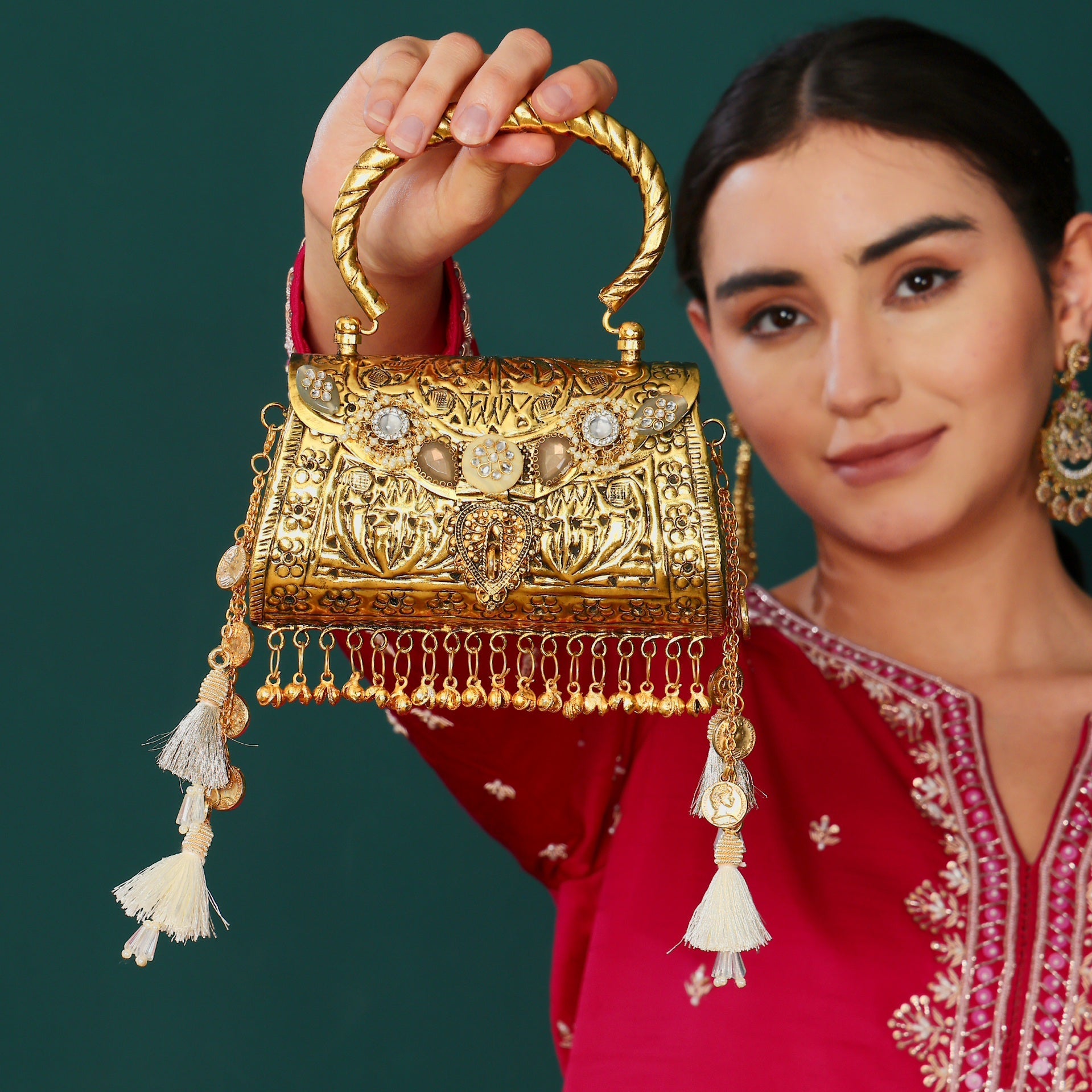 Alaka Mini Bag Antique Gold