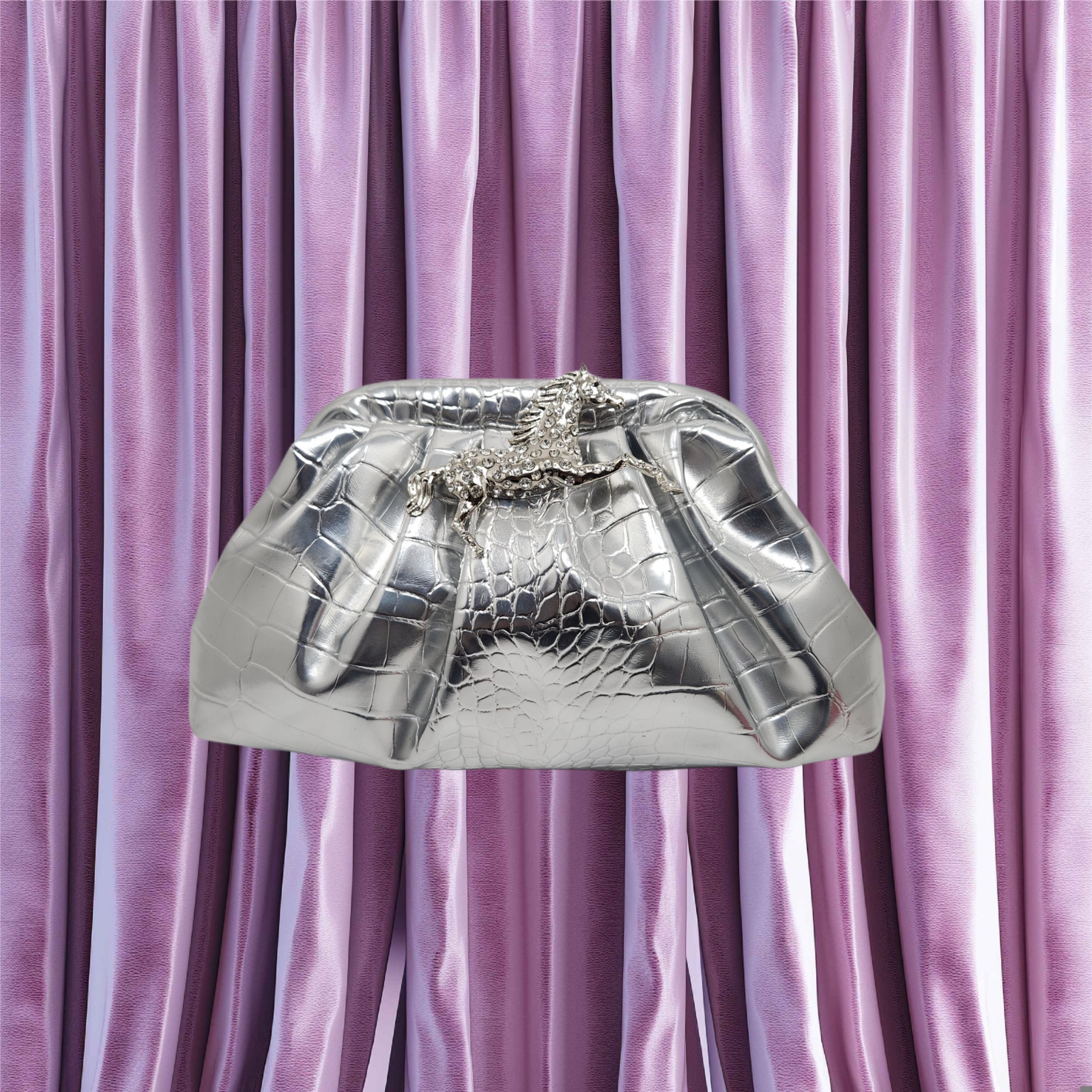 Horse Pouchette Silver