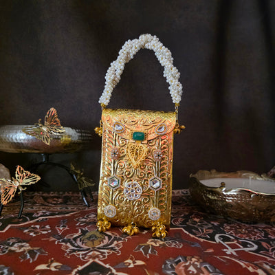 Kundan Mobile Batua Gold