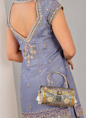 Amrita Bag In Silver With Gold Hints