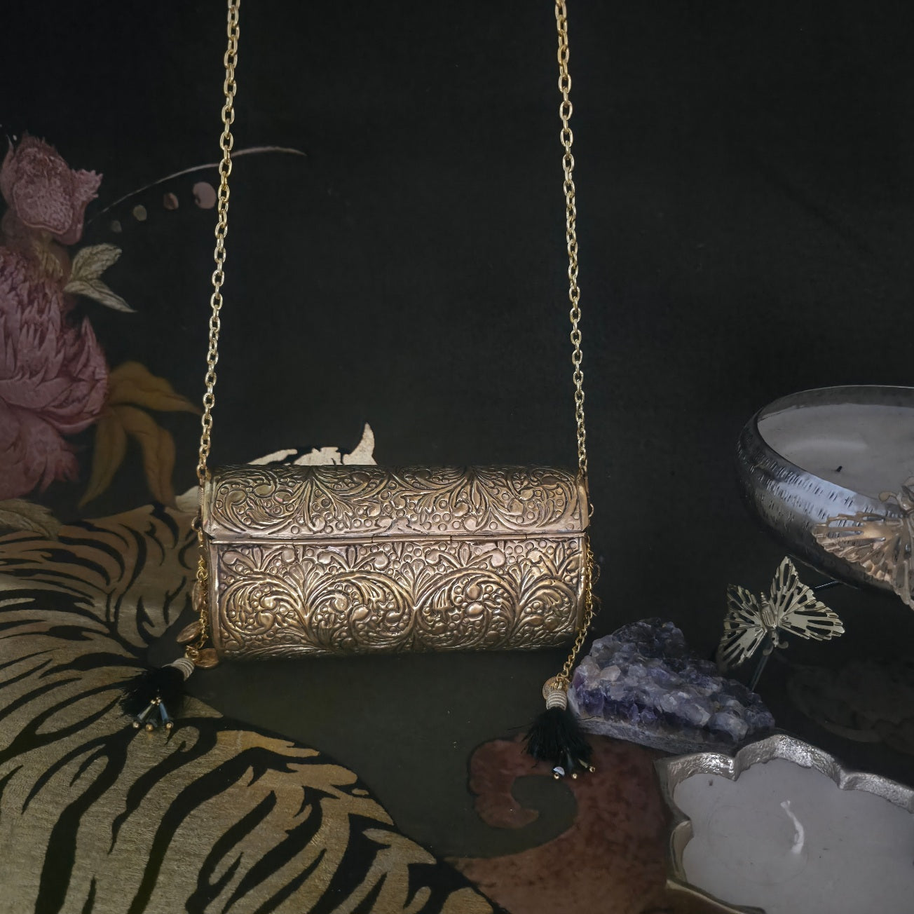 Arwa Bag In Antique Gold