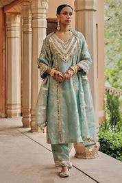 Sea Green Noor E Resham