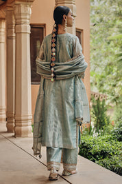 Sea Green Noor E Resham
