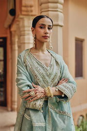Sea Green Noor E Resham