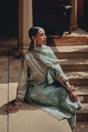 Sea Green Noor E Resham