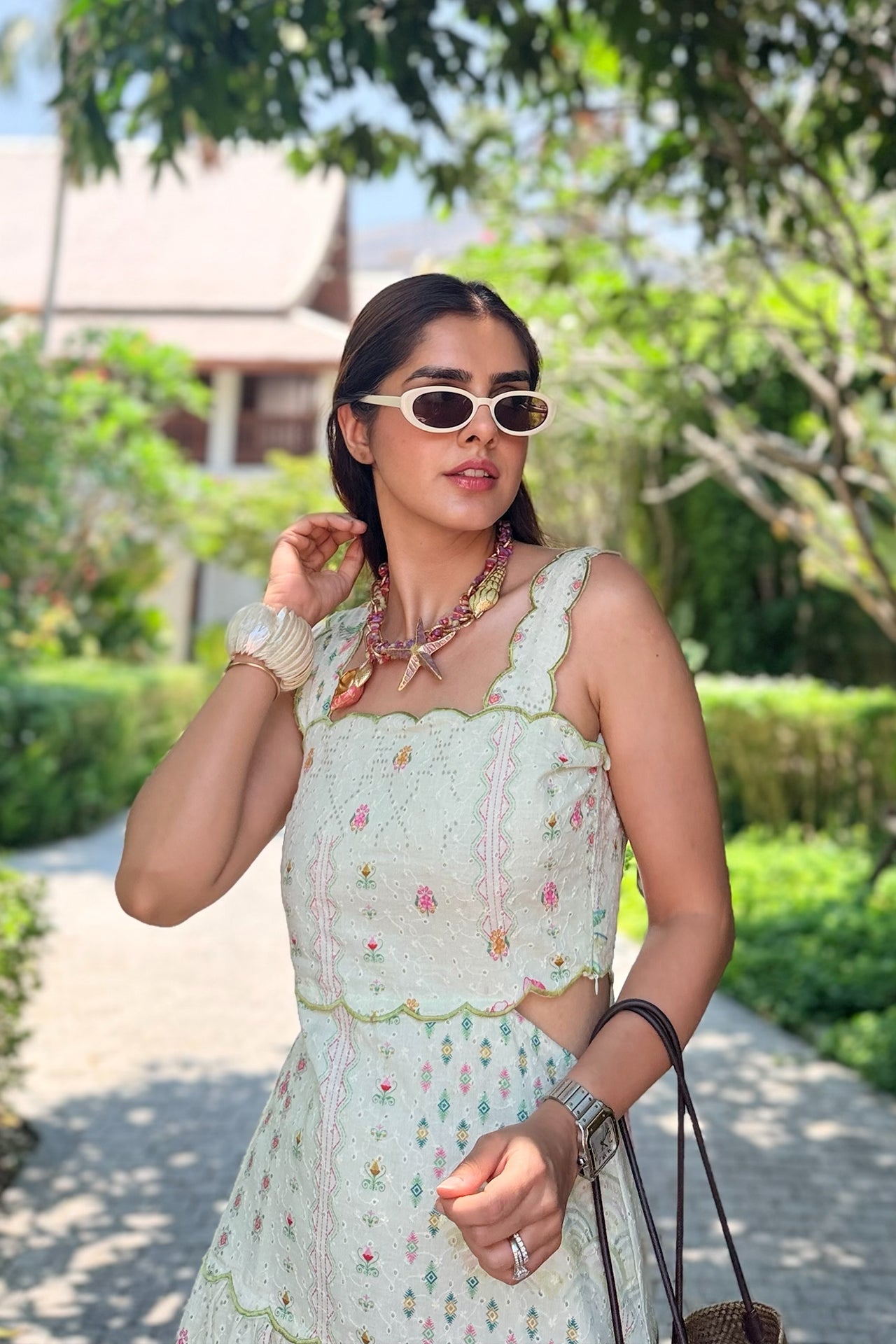 Sharnamli Mehra in Bloom Sundress