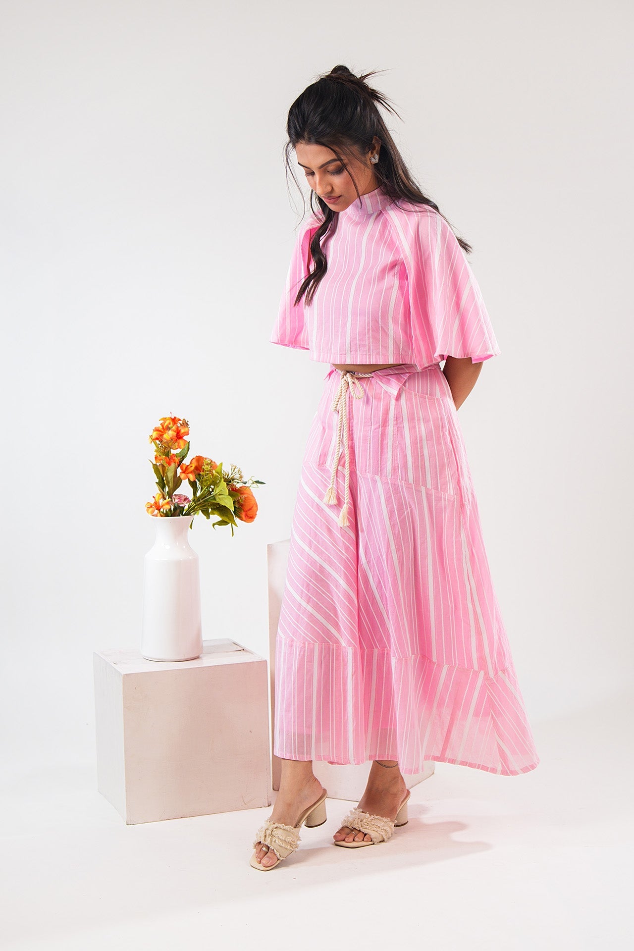 Pink Stripe Co-ord Set