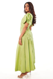 Sneha Adwani in Pleated Midi Dress