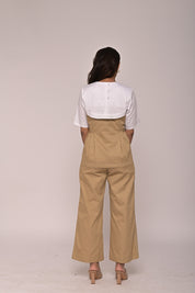 Two Tone Top With Back Pocket Pants