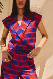 Checkmate Chic Vest