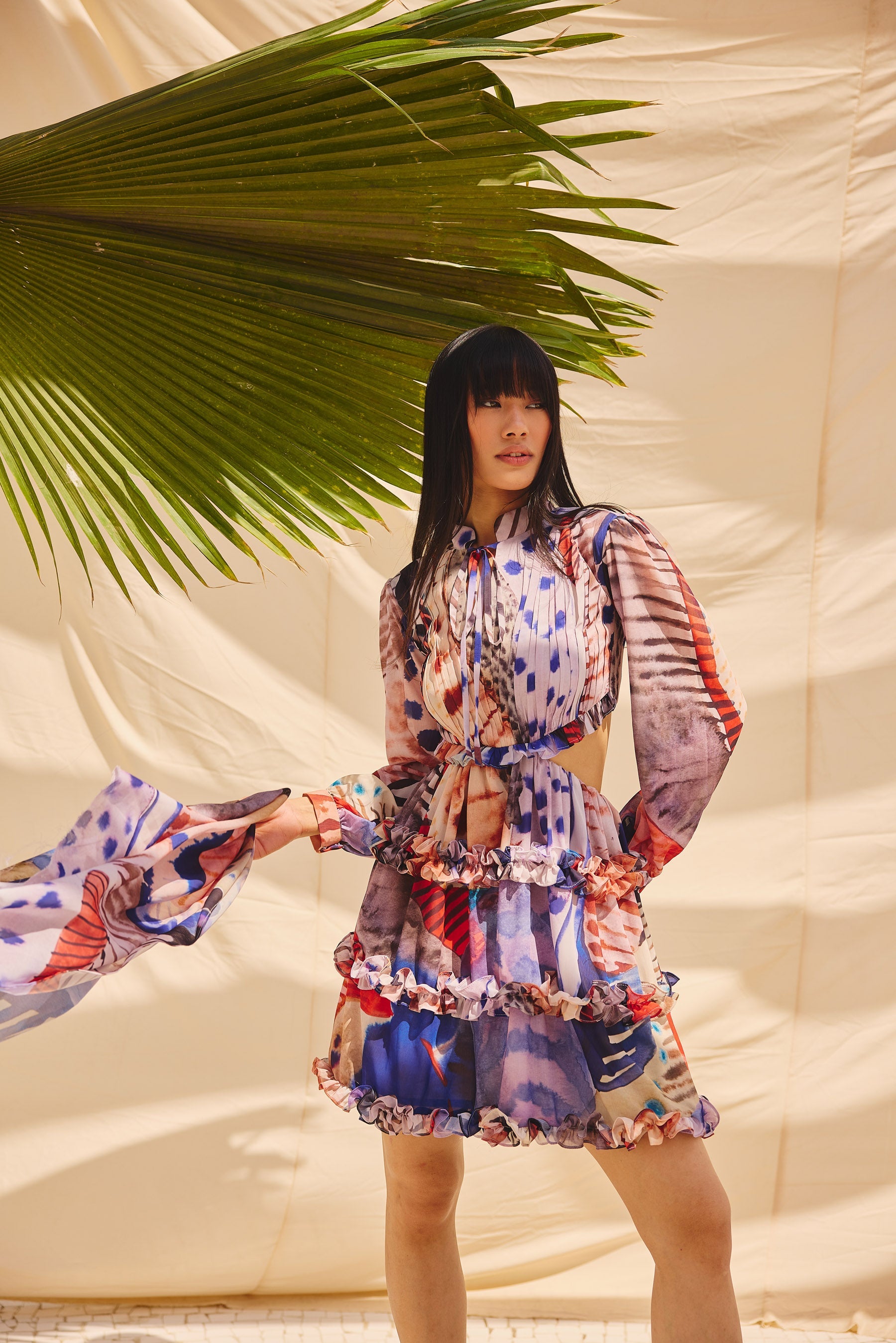 Geena Singh in Pleats & Palettes