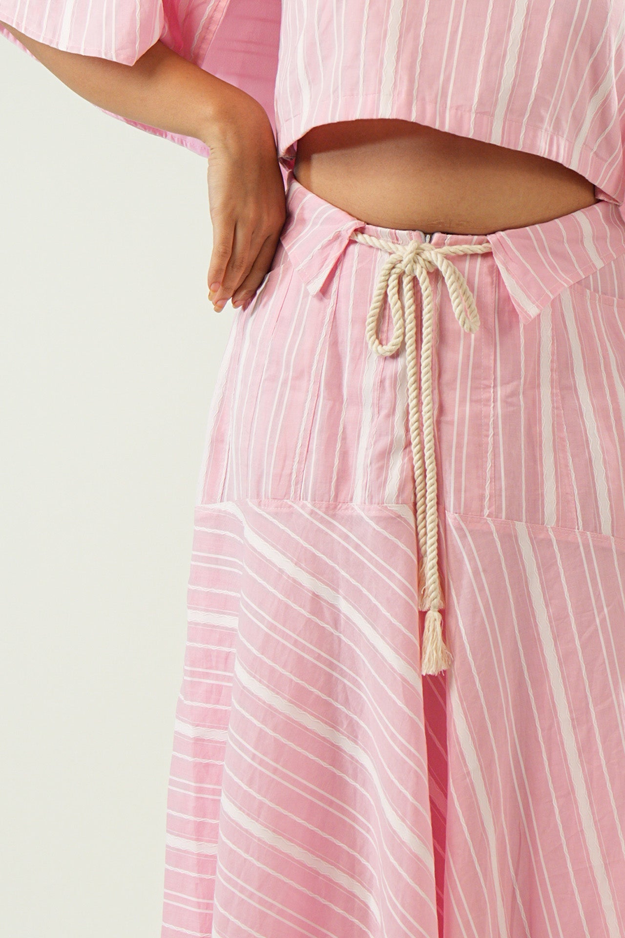 Pink Stripe Co-ord Set
