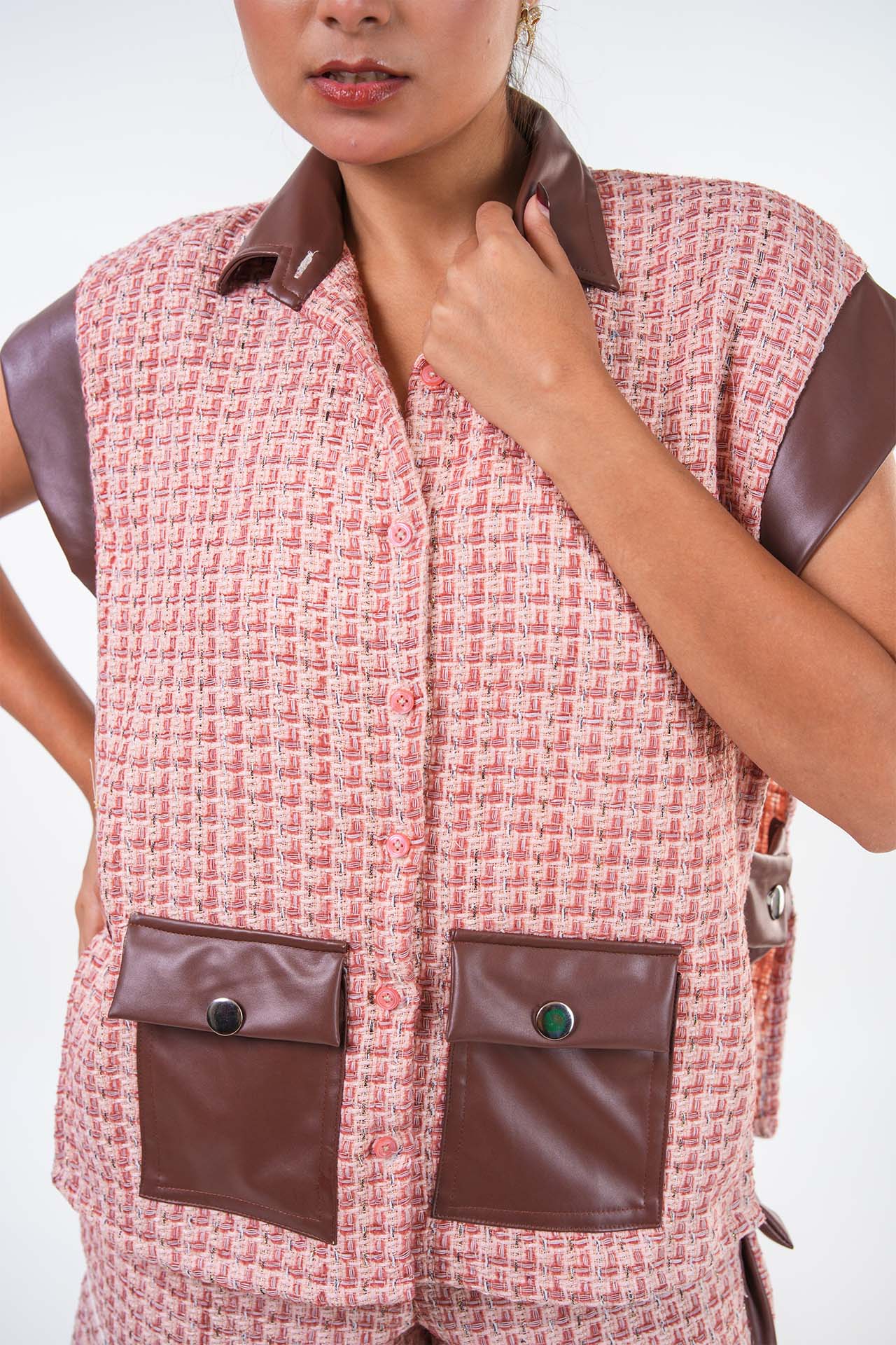 Sneha Adwani in Tweed Utility Co-ord